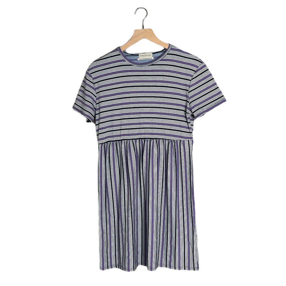 Urban Outfitters Purple Striped Mini Dress